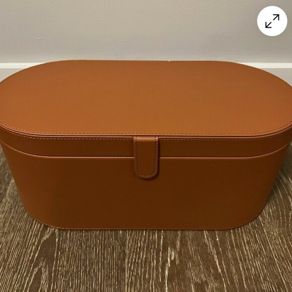 Dyson Airwrap™ Complete (Nickel/Fuchsia) in Brown Leather Case: NEW - Picture 2 of 2